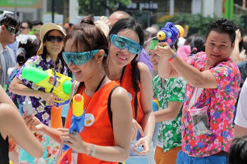 Join the Exciting Songkran Water Fight!
